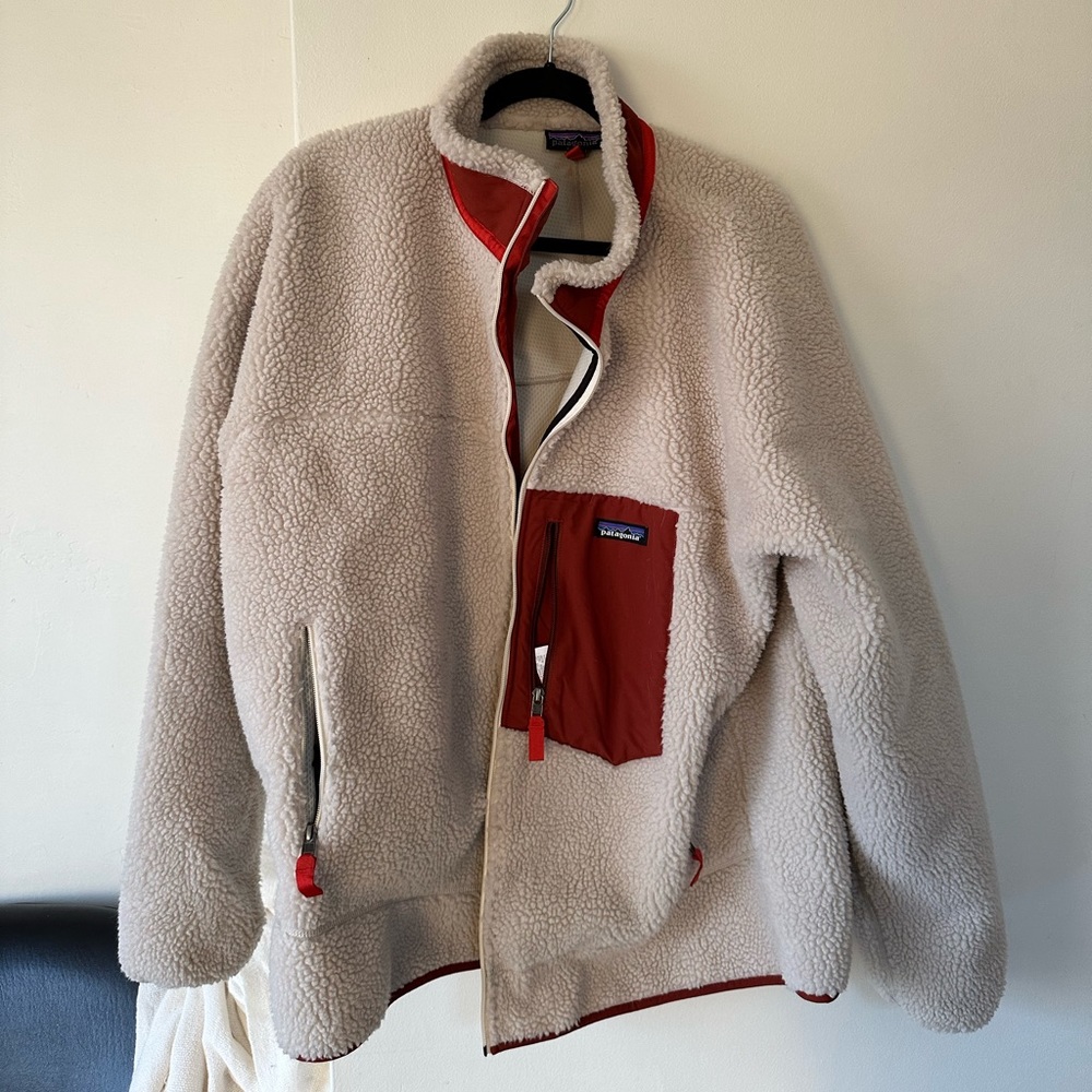 Patagonia zip up retro pile fleece